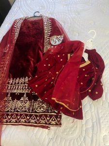 Mother &amp; Daugher Twining Velvt HEAVY SEQUENCE Suit