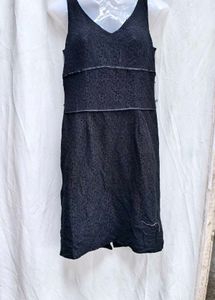 4210. Black Lace Mini Dress
