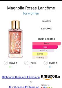Magnolia Rosae Lancome for women 100ml