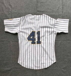 Vintage &#34;Leones&#34; Pinstripe Jersey