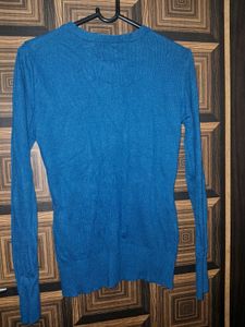 Rust Textured Dot Sweater