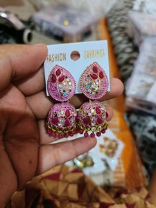 Silver Jhumka
