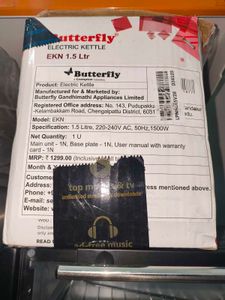 Butterfly EKN 1.5 Litre Stainless Steel Electric K