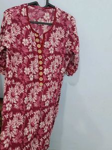 Floral Print Kurti XL