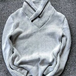 Stylish Shawl Collar Sweater