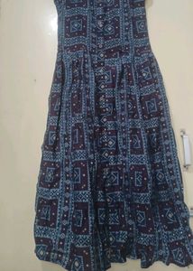 Patterned Button-Down Top
