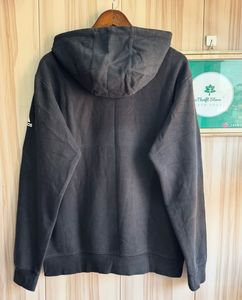 Adidas Black Big Logo Fleeced Hoodie
