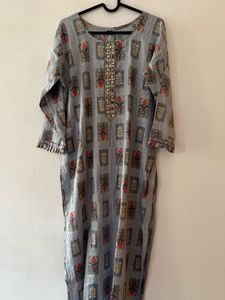 Floral Print Kurta