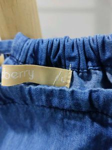 Denim Culotte Jumpsuit