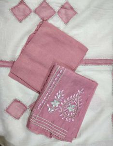Gotapatti Unstitched Suit Set