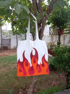 New Multi Flames Tote Bag