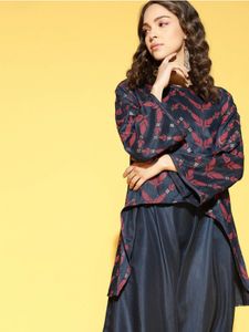 Stylish Ethnic top and dhoti