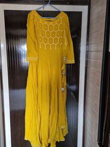 Lemon Yellow Tassel Gown