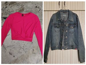 Nuon Pink Top And edc Jacket