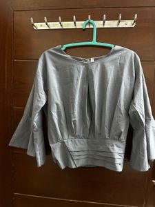 Blue Bell Sleeve Blouse