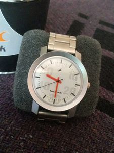 Fastrack Silver Wristwatch