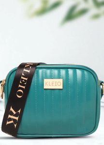 KLEIO olive Green PU Structured Slingbag