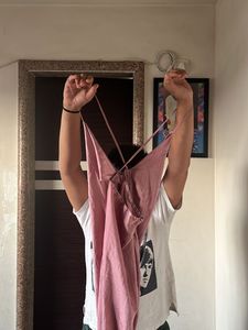 Pink Slip Dress