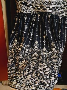 NEW ELEGANT PARTYWEAR Black Sharara Set