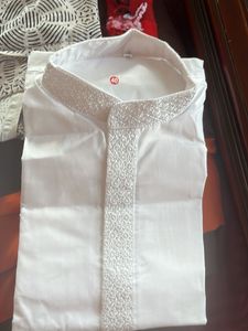 White Kurta Pyjama