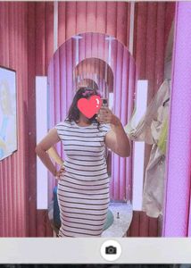 Striped Midi Dress