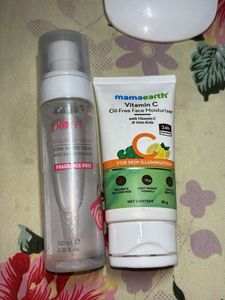 Sealed Plum & Mamaearth Skincare Set