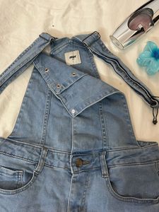 Denim Overalls Shorts/Dungaree