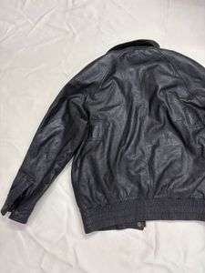 Leather Bomber Jacket