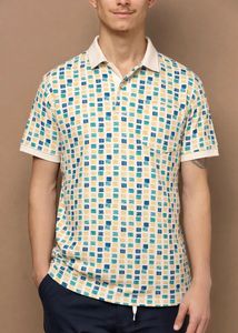 Patterned Polo Shirt