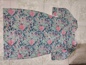 Mint Green Kurta Pant Coord Set