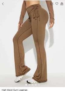 Savana Blue High Waist bootcut gym Leggings