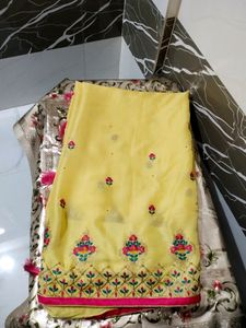 Haldi Colour Saree