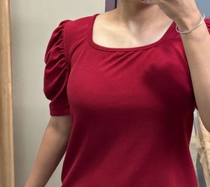 Balloon Sleeves Top