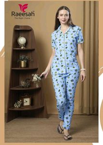 RaeEsah Women's Printed Pyjama Set