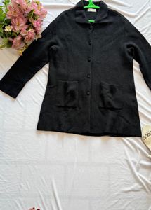 Classic Black Cardigan