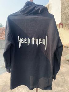 Keep It Real Black Hoodie