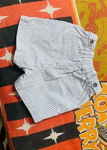 Blue Stripes On White Trousers