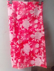 Red Floral Fabric