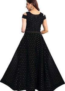 Elegant Black Party Dress without sleeves