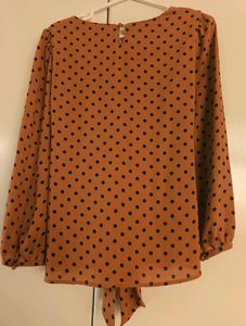 Polka Dot Clear Impression Top