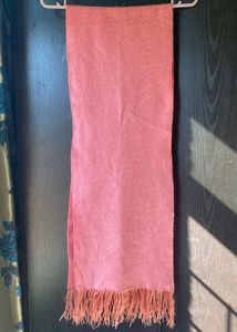 Pink Scarf with Fringe