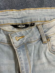 Nuon Comfy Blue Denim Shorts - Stretchable Fit