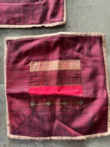 Patchwork Silk Cushion Covers (Set of 3)