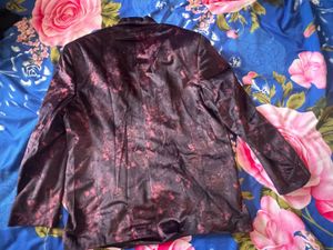 Patterned Casual Blazer