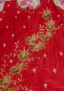 SleevelessSalwar Suit With Duppata