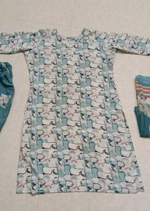 suite with dupatta salwar pooza