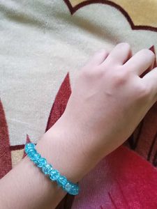 Blue Beaded Bracelet