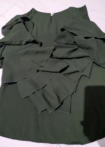 Olive Green Top