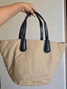 ZARA Canvas Tote Bag