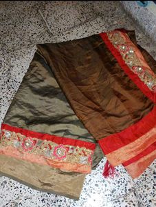 Elegant Brown Saree